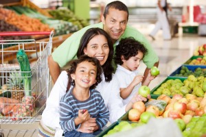 Ir al supermercado con los chicos