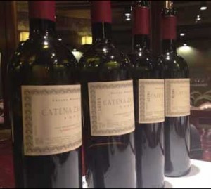 Catena Zapata, degustación vertical de Estiba Reservada